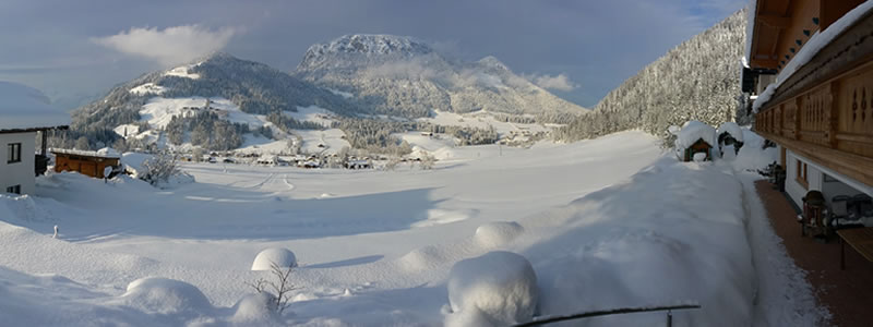 Exenberger Haus Familienwohnung Aussicht